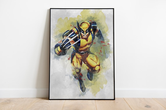 WOLVERINE POSTER - Marvel Poster - X - Men Poster - Canvas Poster
