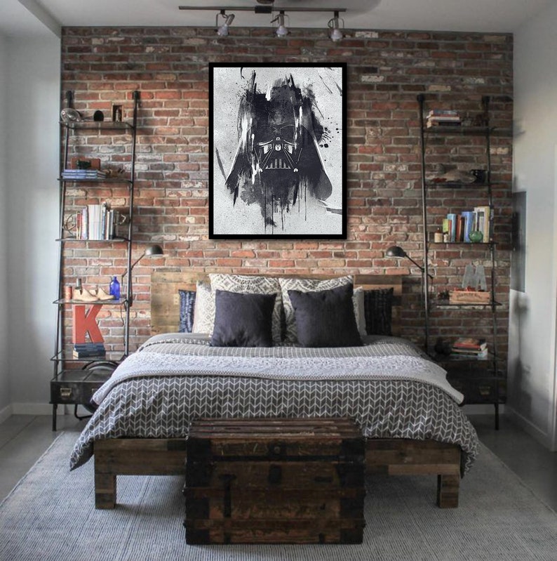 Fan Art -Wall Art Watercolor Art Unframed Poster Canvas Poster Sith Poster DARTH VADER POSTER Star Wars Print Star Wars Poster