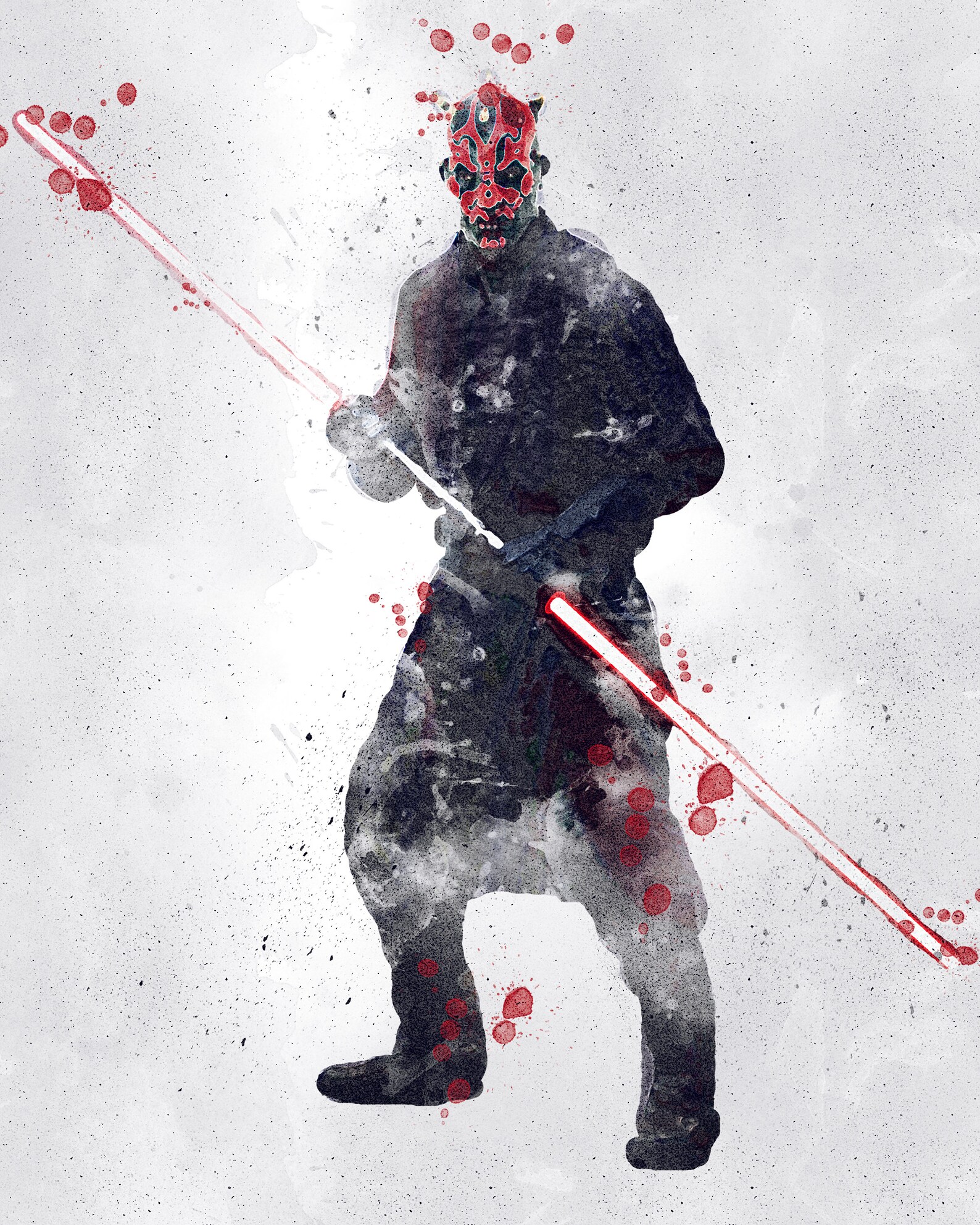 DARTH MAUL Darth Maul Poster Darth Maul Digital Star | Etsy