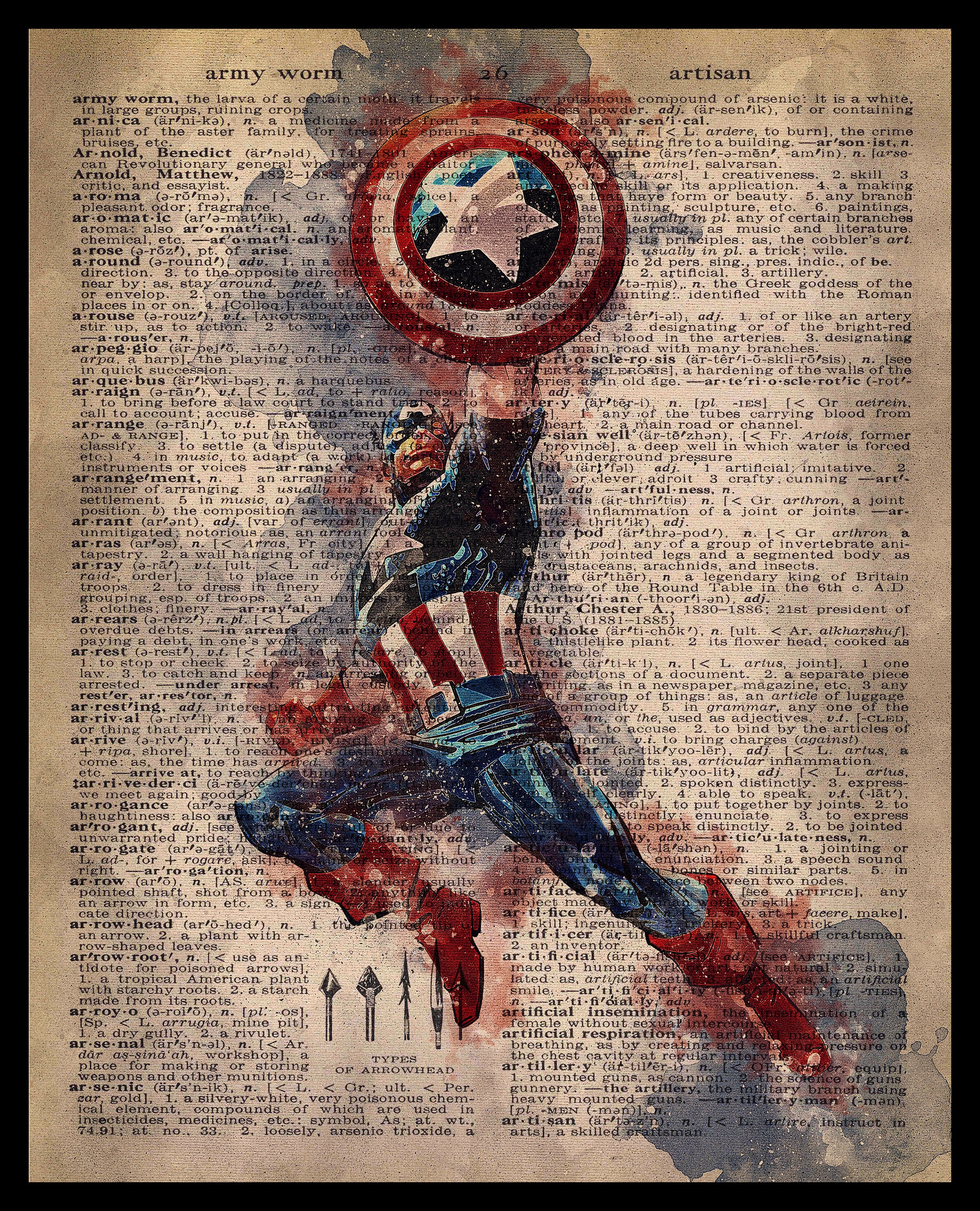 Marvel Avengers Poster Set - Captain America, Iron Man, Thor, Hulk ...