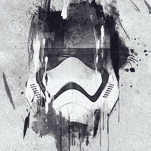 STORMTROOPER Stormtrooper Poster Stormtrooper Digital Star Wars Poster Digital Print Watercolor ...