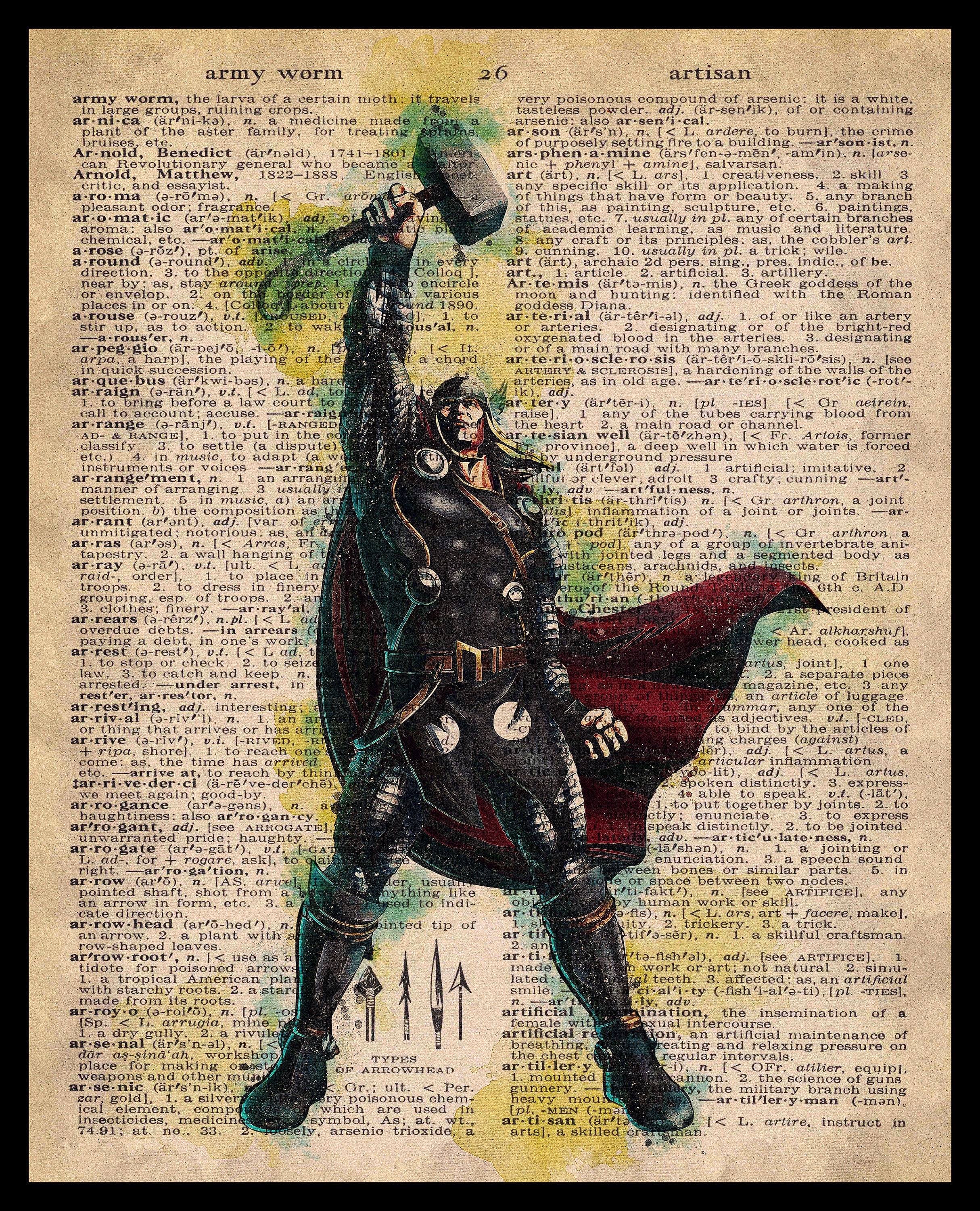 Marvel Avengers Poster Set - Captain America, Iron Man, Thor, Hulk ...