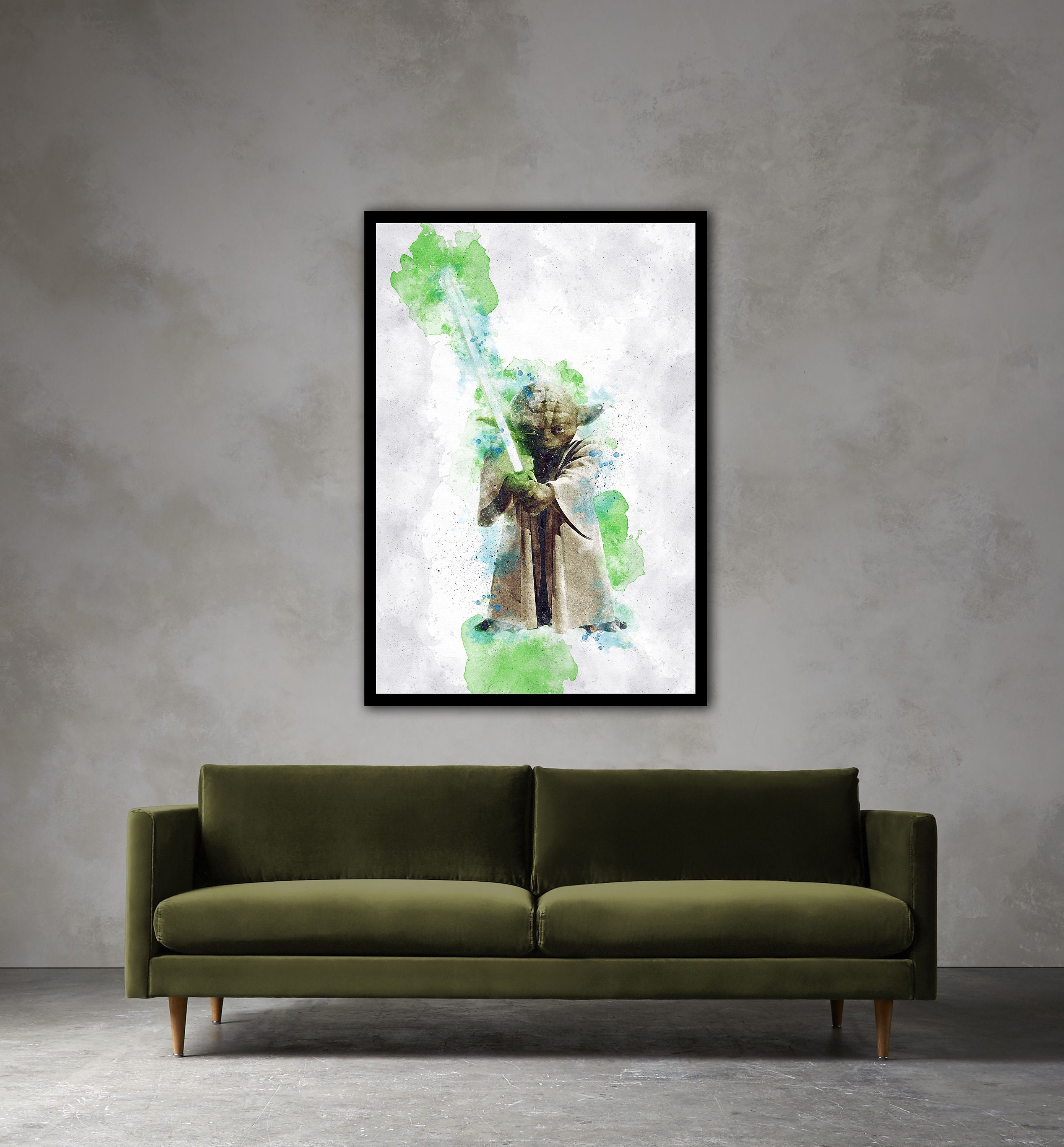 90x60CM YODA IN SWAMP DAGOBAH STAR WARS STARWARS ART PRINT PREMIUM POSTER