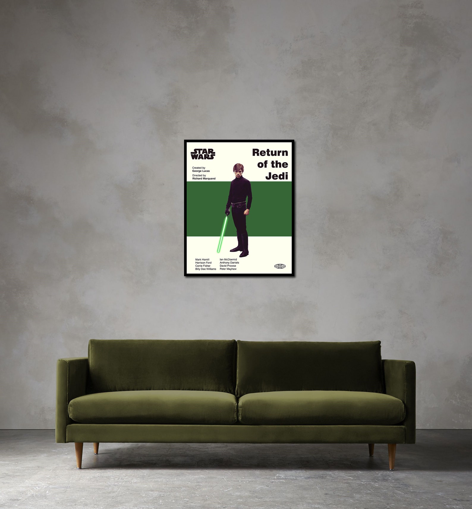 STAR WARS POSTER Luke Skywalker Poster Return of the Jedi - Etsy