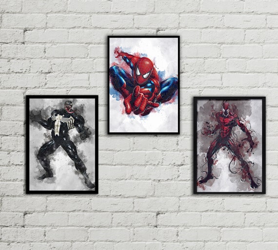 Spider Man Printable Digital Poster Wallart Home Decor , High