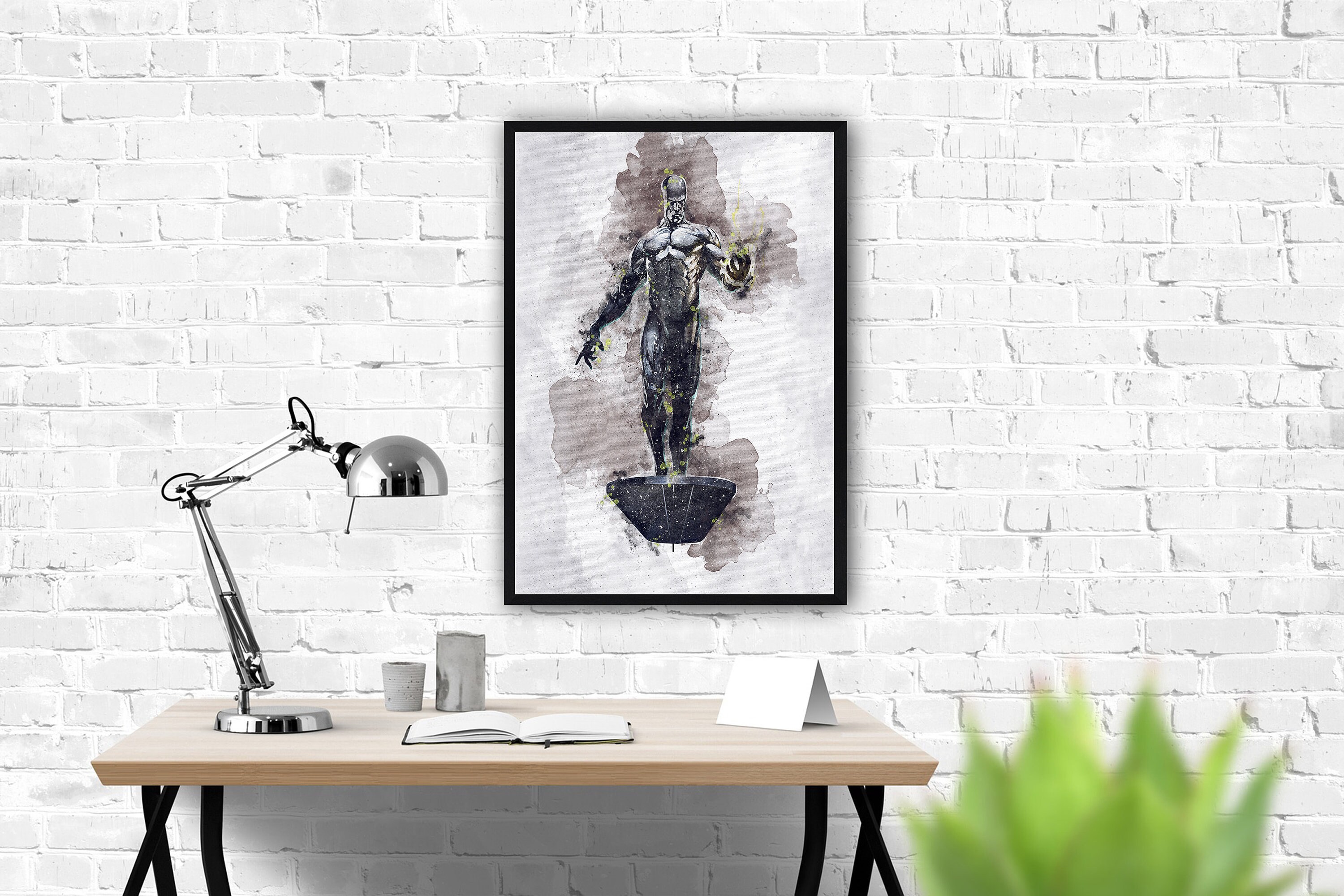 SILVER SURFER - Silver Surfer Digital - Marvel Poster - Digital