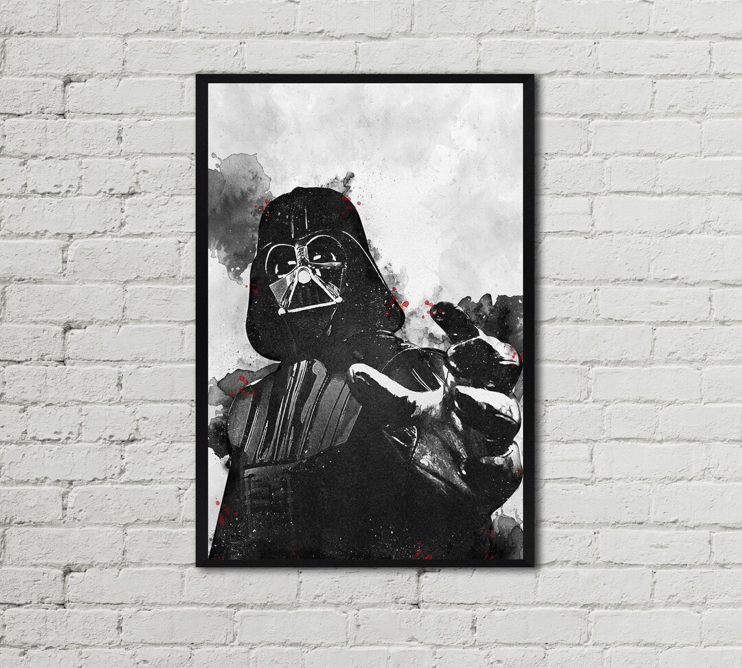 DARTH VADER - Darth Vader Poster - Darth Vader Digital - Star Wars ...