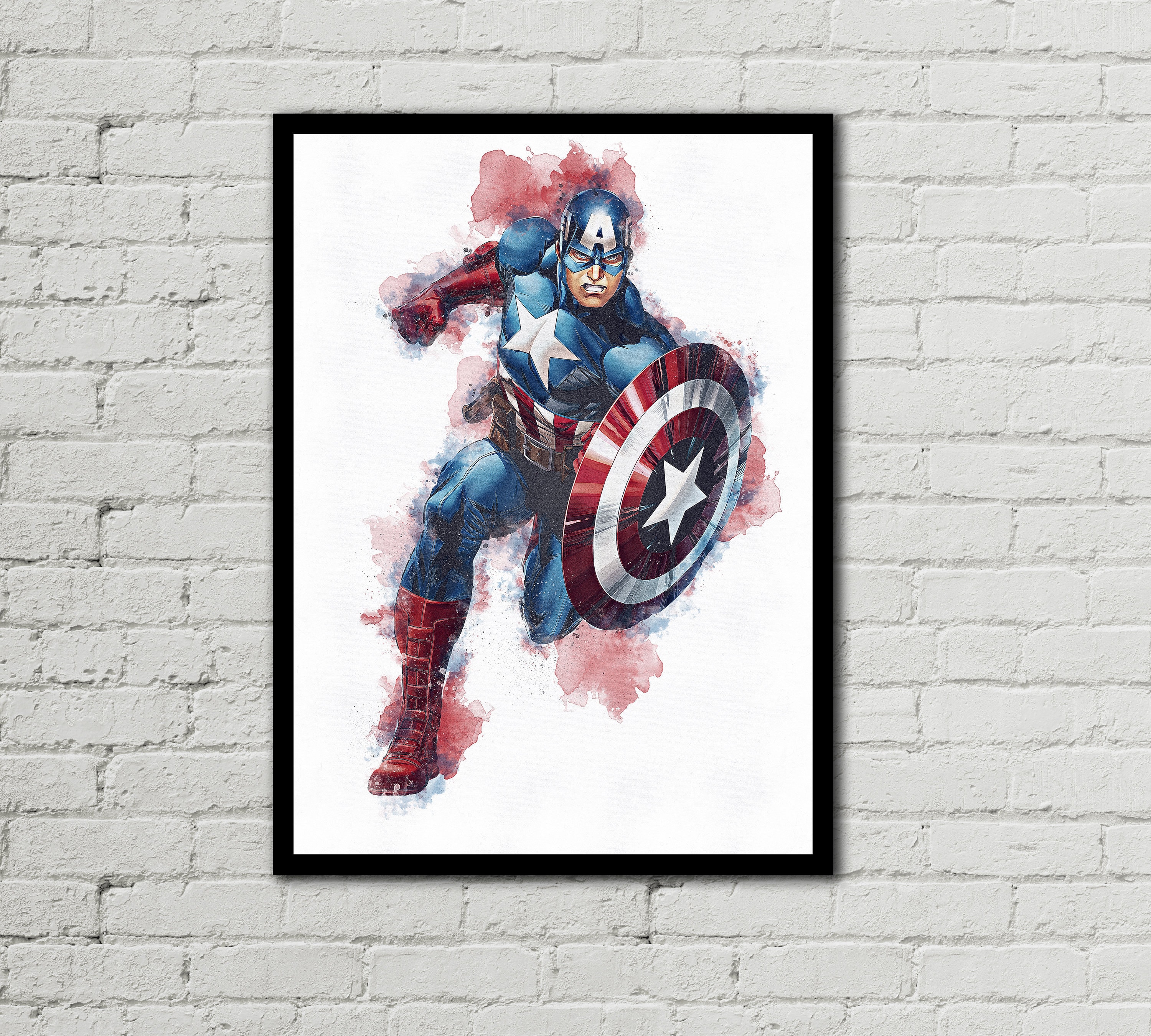 Digital Prints superhero nursery art poster avengers marvel prints Set