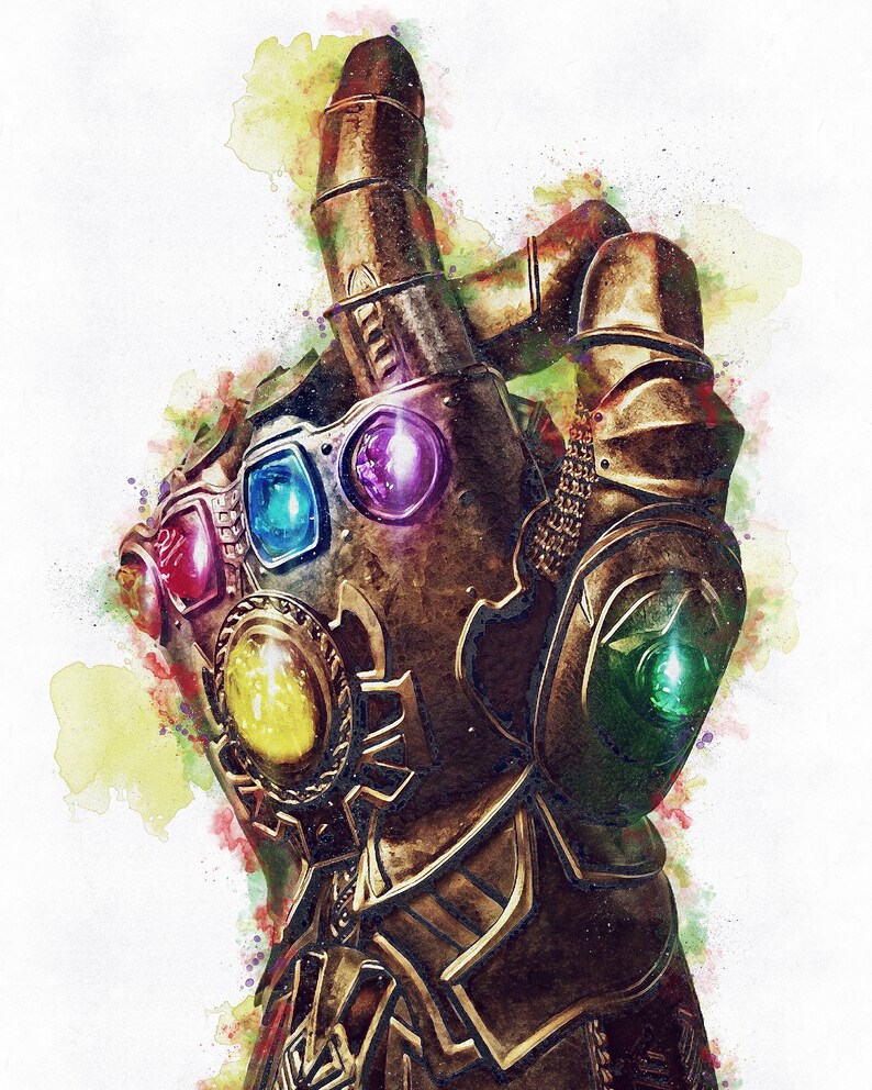 infinity gauntlet tree topper