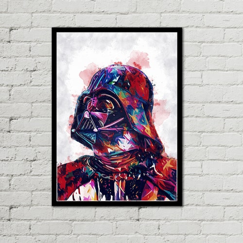 Darth Vader Print Darth Vader Art Star Wars Poster Darth - Etsy