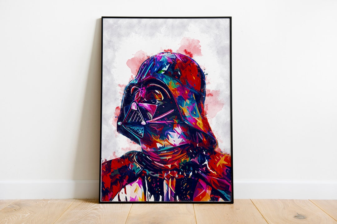 DARTH VADER POSTER - Star Wars Poster - Sith Poster - Unframed Poster ...