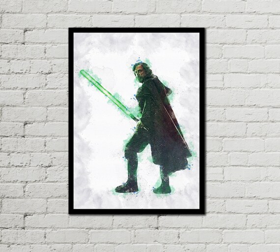 LUKE SKYWALKER - Luke Skywalker Digital - Star Wars Poster