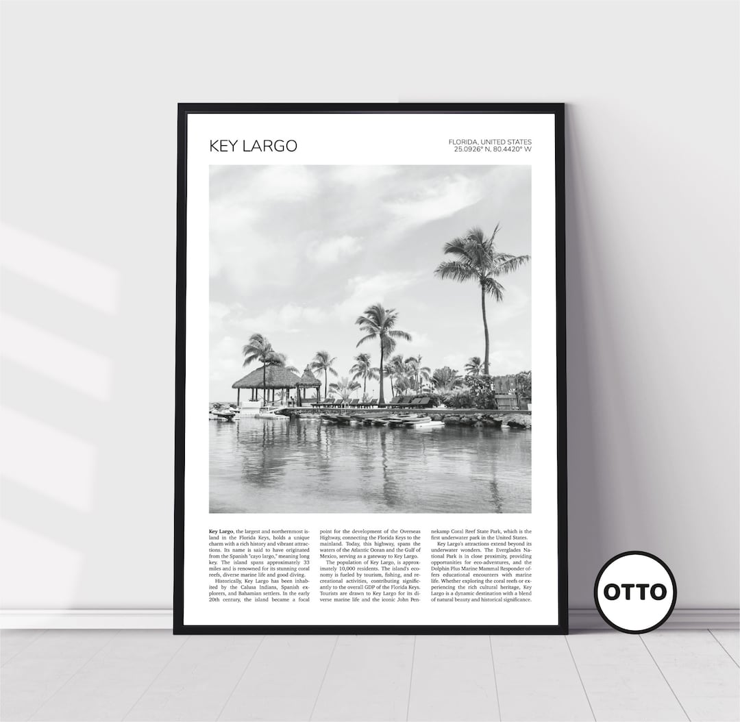 Key Largo Wall Art Florida Keys Home Decor Key Largo Landscape, Sea