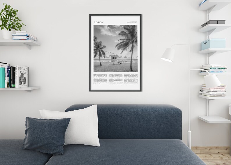 Florida Wall Art Fort Lauderdale, Florida Artful Travel Poster Print