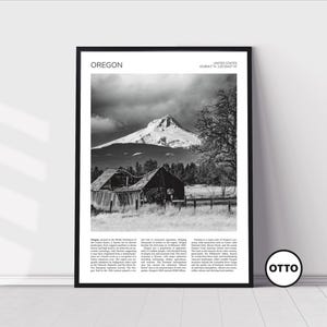 Oregon Wall Art | Oregon Home Decor Print | Mountain Art Travel Poster | Landscape Artful Photo Travel Gift Memento Idea | USA