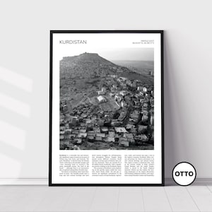 Kurdistan Wall Art | Kurdistan Home Decor Print | Mardin | Art Travel Poster | Artful Photo Travel Gift Memento Idea | Middle East