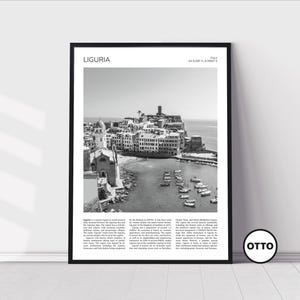 Liguria Wall Art | Liguria Home Decor Print | Vernazza, Cinque Terre National Park Art Travel Poster | Artful Photo Travel Gift Idea | Italy