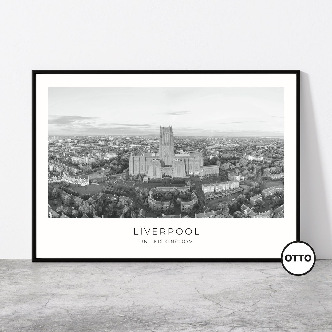 Liverpool Wall Art Merseyside Home Decor Cathedral, City of Liverpool