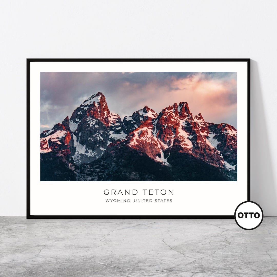 Grand Teton Wall Art | Grand Teton National Park Home Decor Print ...
