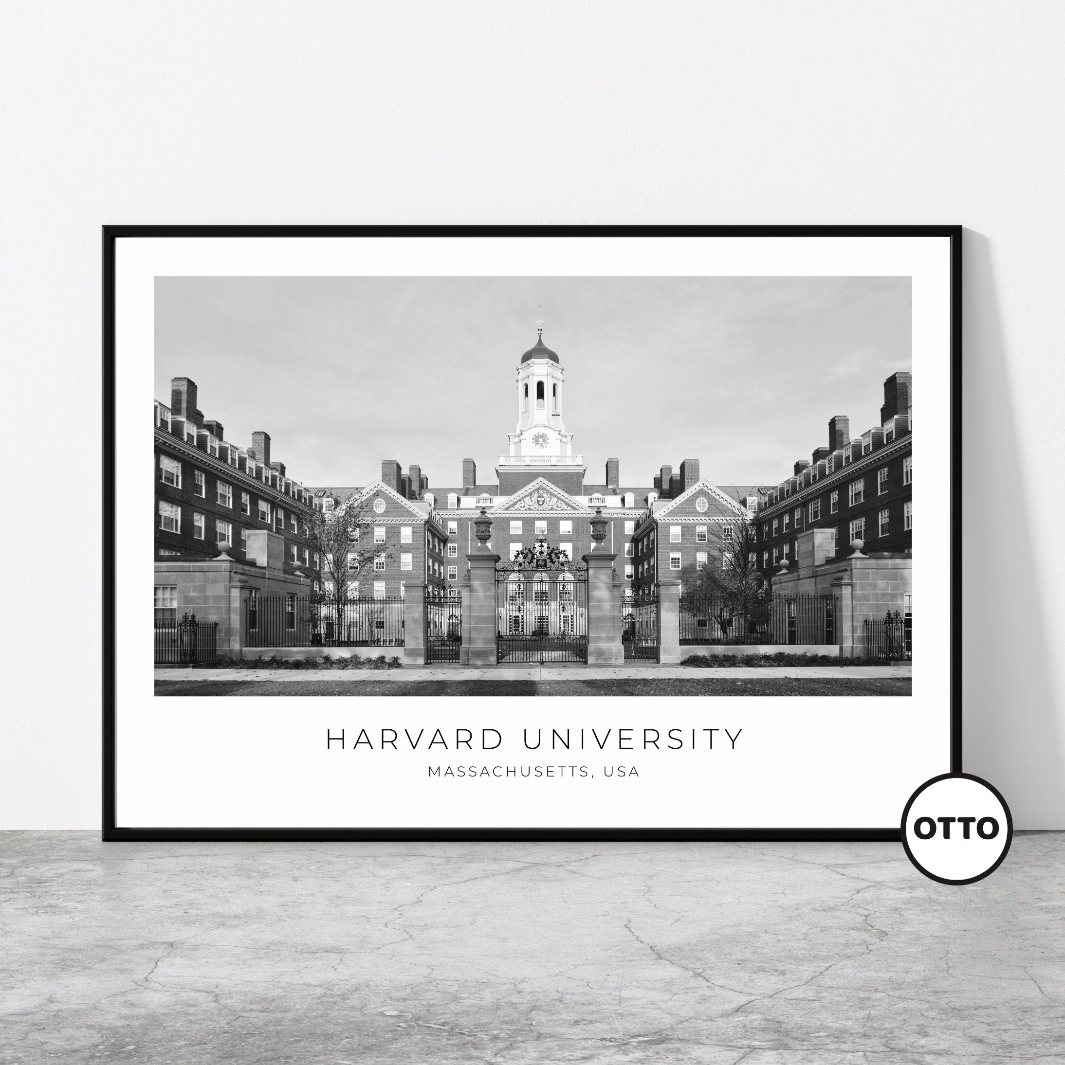 Harvard University Wall Art | Harvard University Home Decor Print | Art Poster Artful Photo Travel Gift | Massachusetts, United States