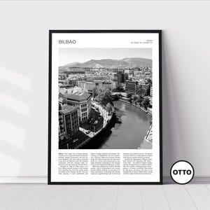 Bilbao Wall Art | Bilbao Home Decor Print | Old Town, Casco Viejo, River Nervion Art Travel Poster | Artful Photo Travel Gift Idea | Spain