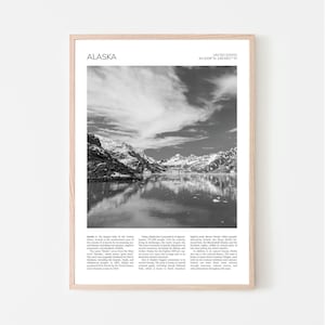Alaska Wall Art | Glacier Bay National Park, Alaska | John Hopkins Glacier, Mount Orville and Mt Wilbur | Alaskan Wilderness