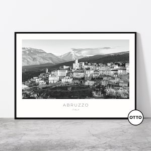 Abruzzo Wall Art | Abruzzo Home Decor Print | Capestrano, Province of L'Aquila | Art Poster Artful Photo Travel Gift | Abruzzo, Italy