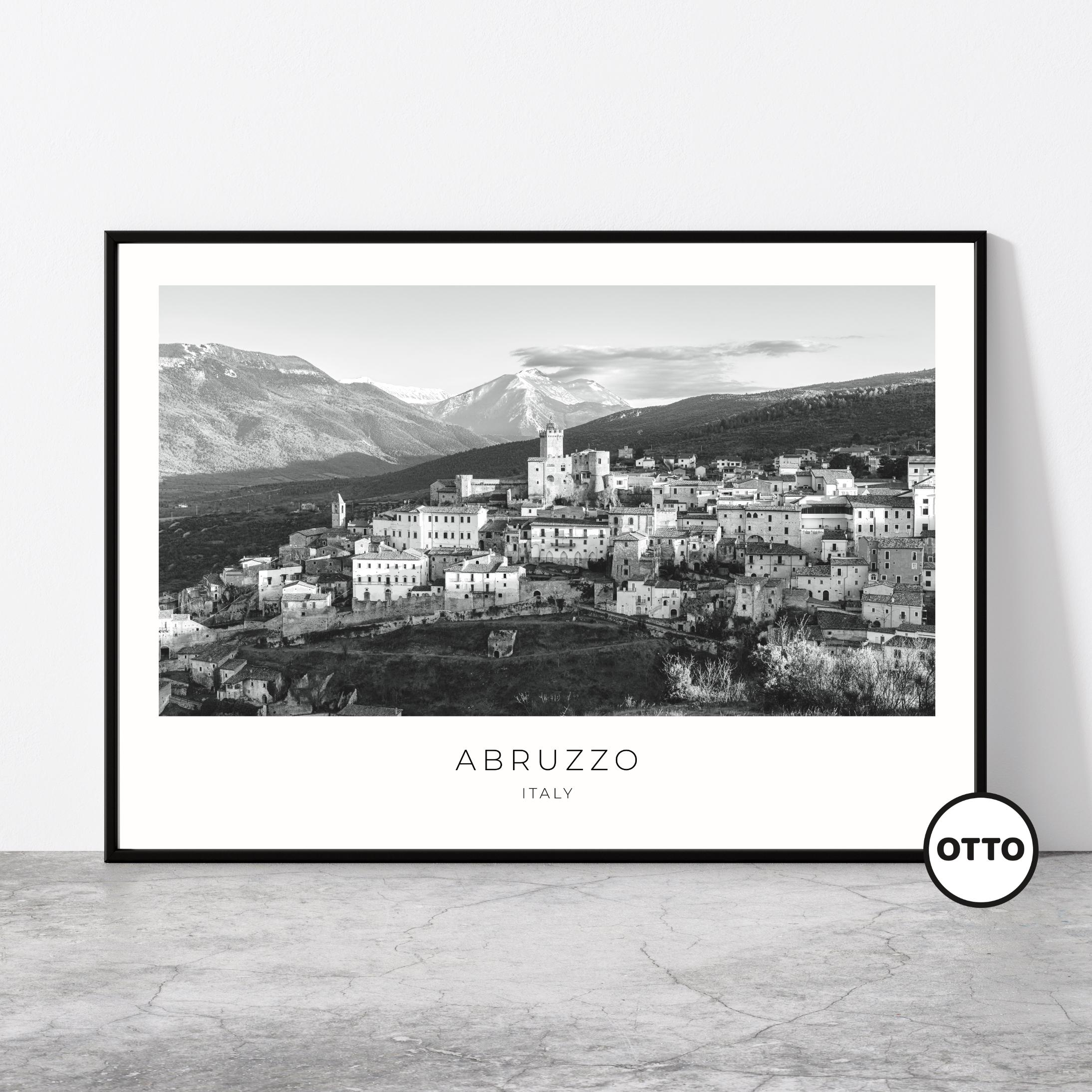Abruzzo Wall Art | Abruzzo Home Decor Print | Capestrano, Province of L'Aquila | Art Poster Artful Photo Travel Gift | Abruzzo, Italy