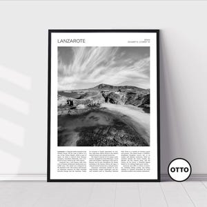 Lanzarote Wall Art | Papagayo Beach, Lanzarote Artful Travel Poster Print Photo | Landscape  | Canary Islands, Spain