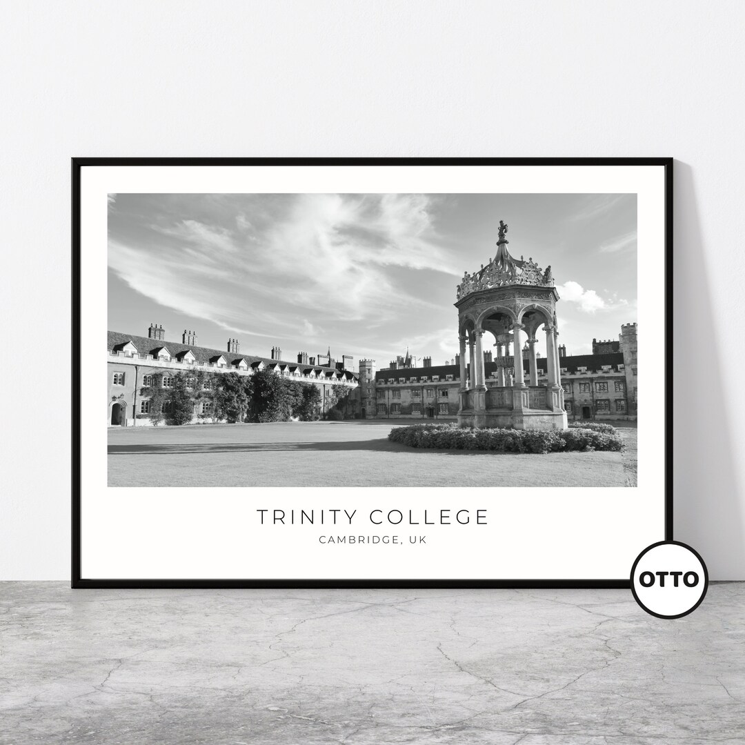 Trinity College Wall Art Trinity College Home Decor Cambridge