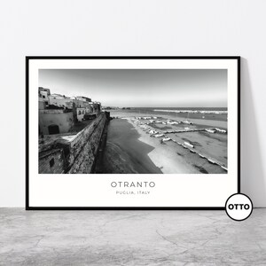 Otranto Wall Art | Otranto Home Decor Print | Harbour Art Travel Poster | Artful Photo Travel Gift Idea | Puglia, Italy