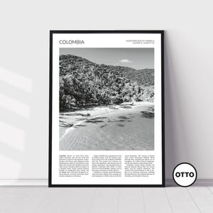 Colombia Wall Art | Colombia Home Decor | Beach, Tayrona National Park | Artful Travel Gift | South America Art Poster Print