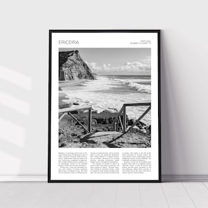 Ericeira Wall Art | Ericeira Home Decor Print | Sao Juliao Beach Art Travel Poster | Artful Photo Travel Gift Memento Idea | Portugal