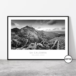 Sa Calobra Wall Art | Sa Calobra Home Decor Print | Landscape Art Poster Artful Travel Gift | Mallorca, Majorca, Balearic Islands, Spain