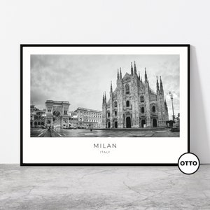 Milan Wall Art | Milan Cathedral Home Decor Print | Duomo di Milano Art Poster Artful Photo Travel Gift | Italy