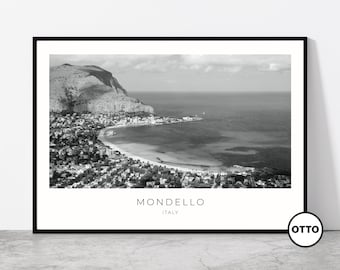 Mondello Wall Art | Mondello Home Decor Print | Beach Art Poster Artful Photo Travel Gift | Palermo, Sicily, Italy