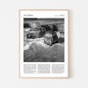 Victoria Wall Art | Victoria Artful Travel Poster Print Photo | Shipwreck Coast, Great Ocean Road, Port Campbell National Park | Australia