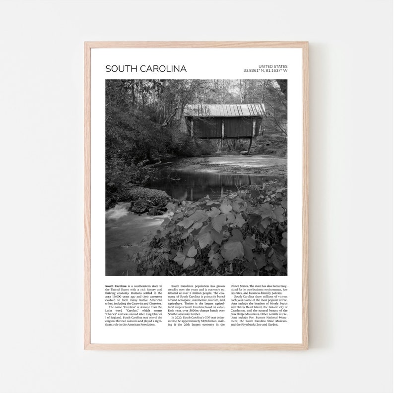 South Carolina Wall Art Campbell's Bridge, Greer, South Carolina Artful