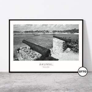 Akumal Wall Art | Akumal Home Decor Print | Riviera Maya Art Travel Poster | Artful Photo Travel Gift Memento Idea | Mexico