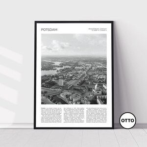 Potsdam Wall Art | Potsdam Home Decor Print | Brandeburg Art Travel Poster | Artful Photo Travel Gift Memento Idea | Germany