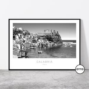 Calabria Wall Art | Calabria Home Decor Print | Scilla Art Travel Poster | Artful Photo Travel Gift Memento Idea | Italy, Europe