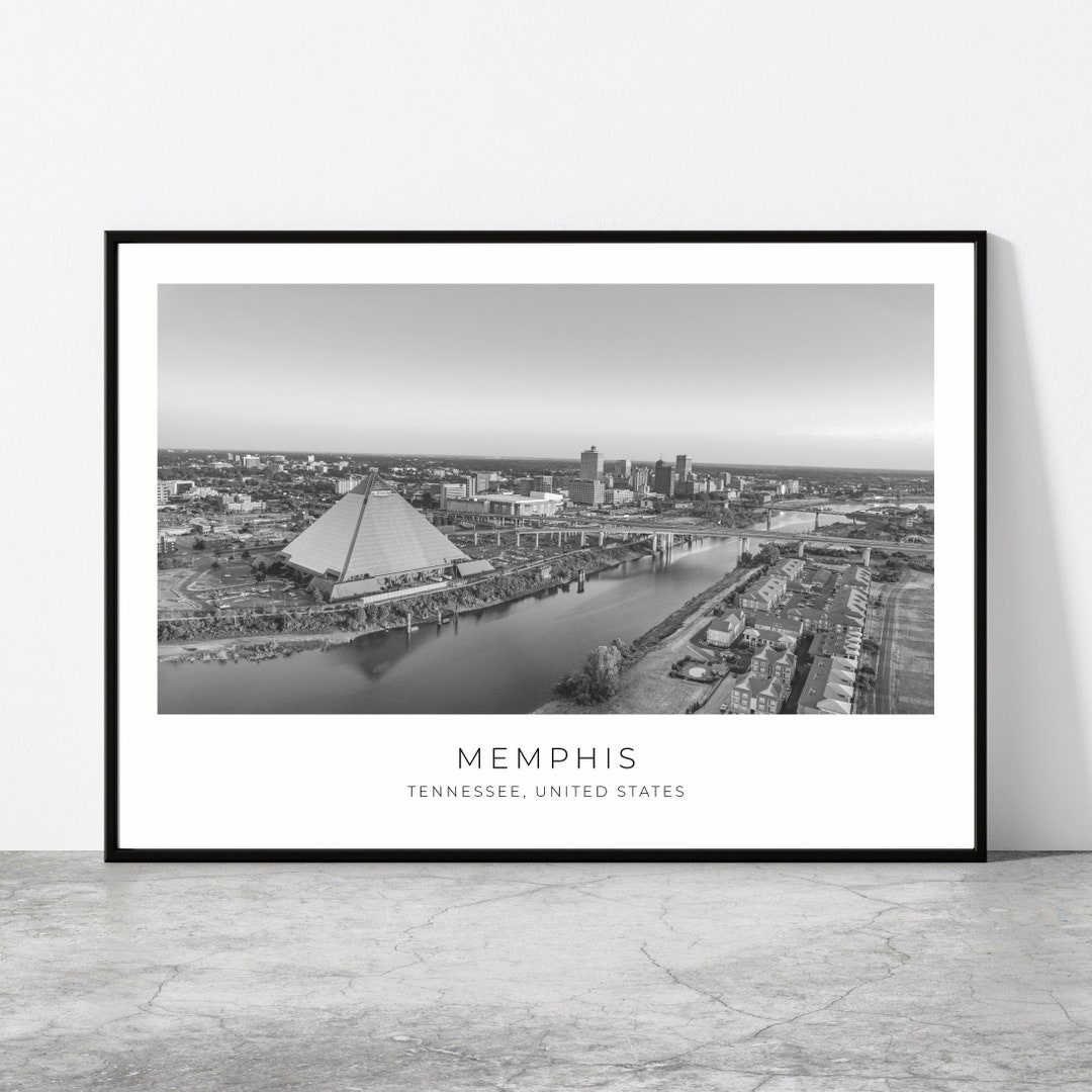 Memphis Wall Art Tennessee Home Decor Memphis City Aerial Etsy
