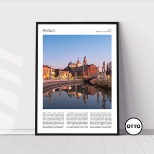 Padua Wall Art | Prato Della Valle Square, Padua Artful Travel Poster Print Photo | Landscape | Veneto, Italy, Europe