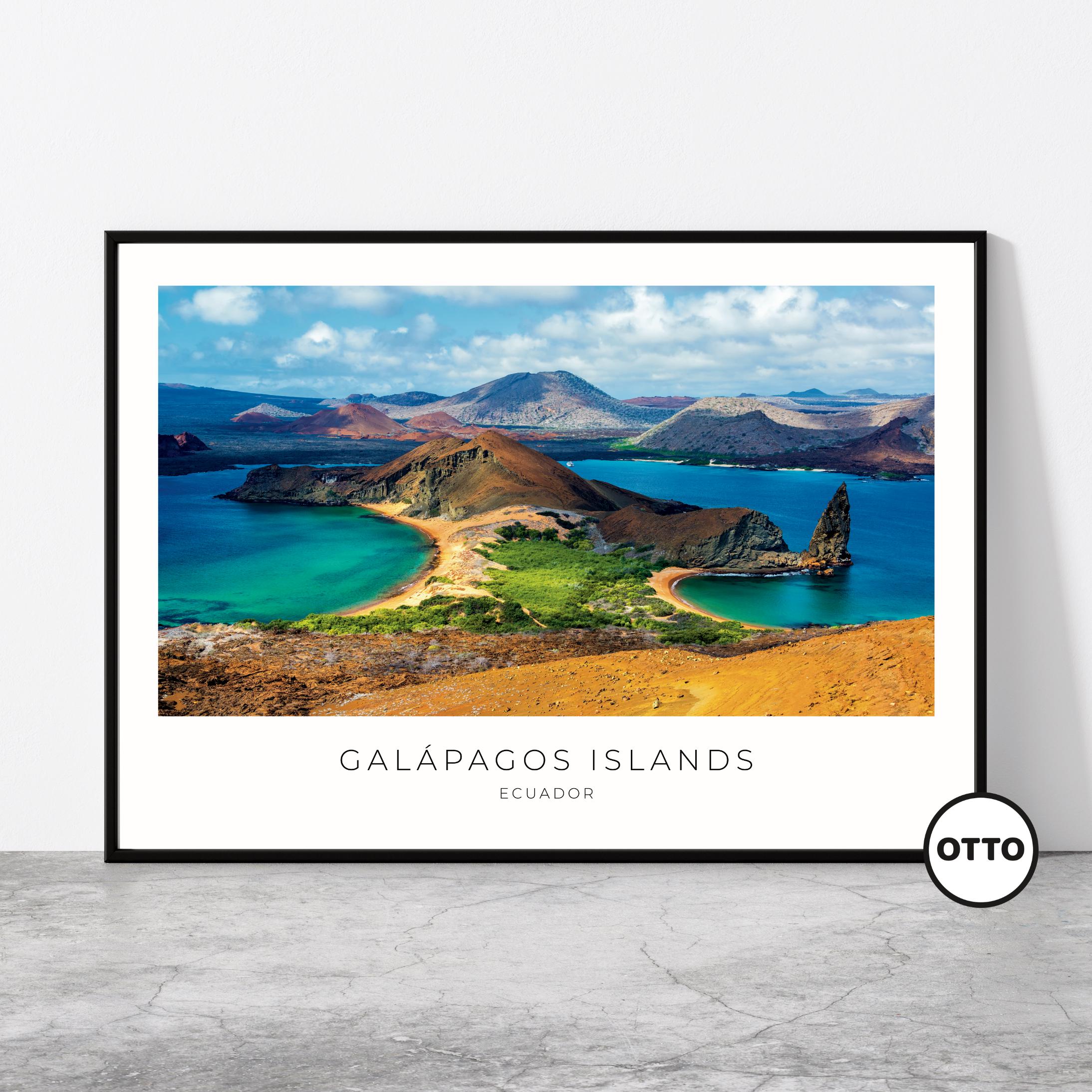 Galapagos Islands Wall Art | Galapagos Islands Home Decor Print | Art Travel Poster | Artful Photo Travel Gift Memento Idea | Ecuador