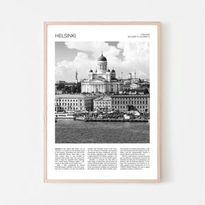 Helsinki Wall Art | Helsinki Artful Travel Poster Print Photo | Landscape | Market Square, Old Town, Finland