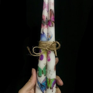 Butterfly Taper Candles