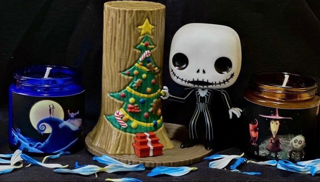 The Nightmare Before Christmas Candle Etsy