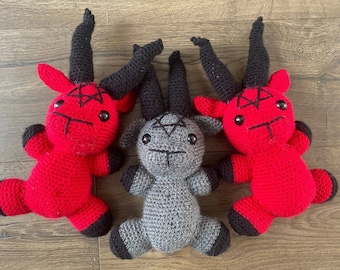 Baphomet plush with pentagram