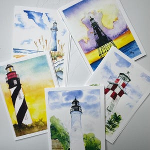 Florida Lighthouse blanko Grußkarten 5er-Pack