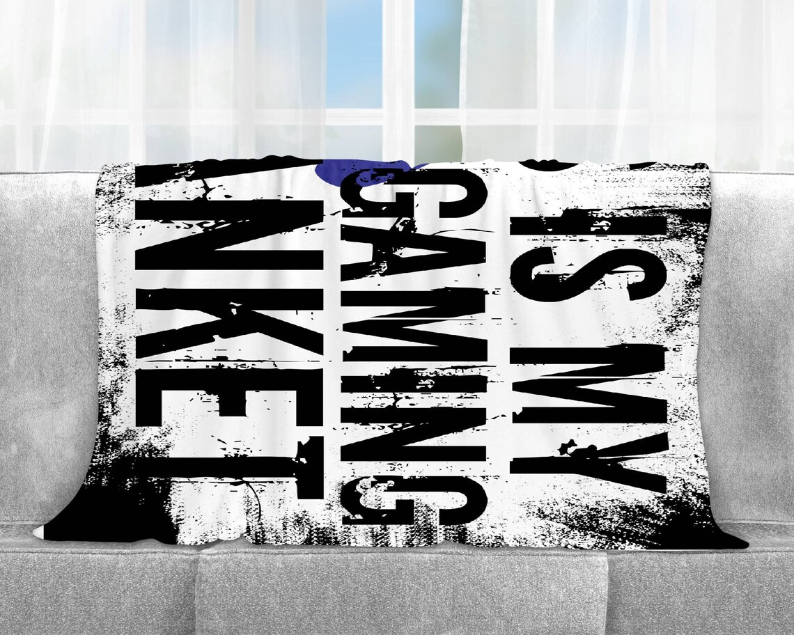 This is My Gaming Blanket Xbox Game Blanket Gift for Him Etsy